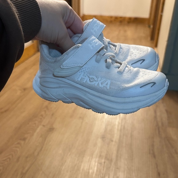 Hoka Kids White Sneakers